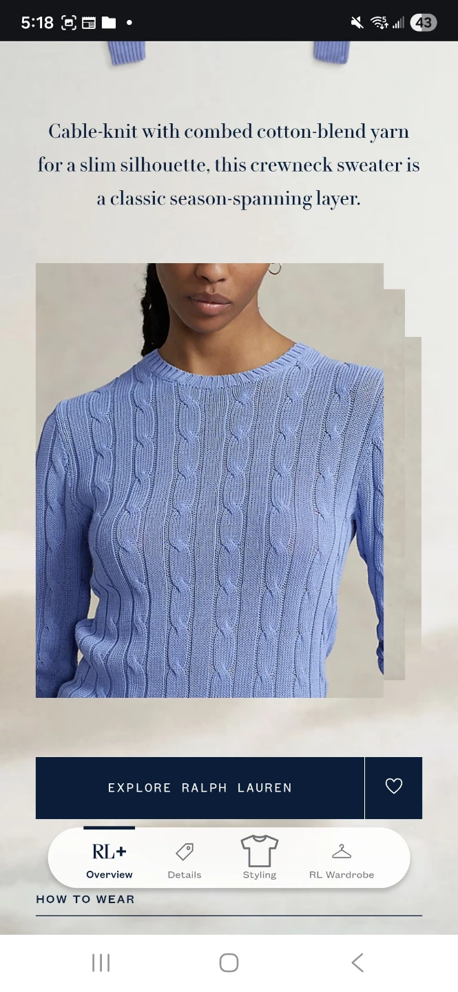 Ralph Lauren Cable-Knit Cotton-Blend Crewneck Sweater - photo 4