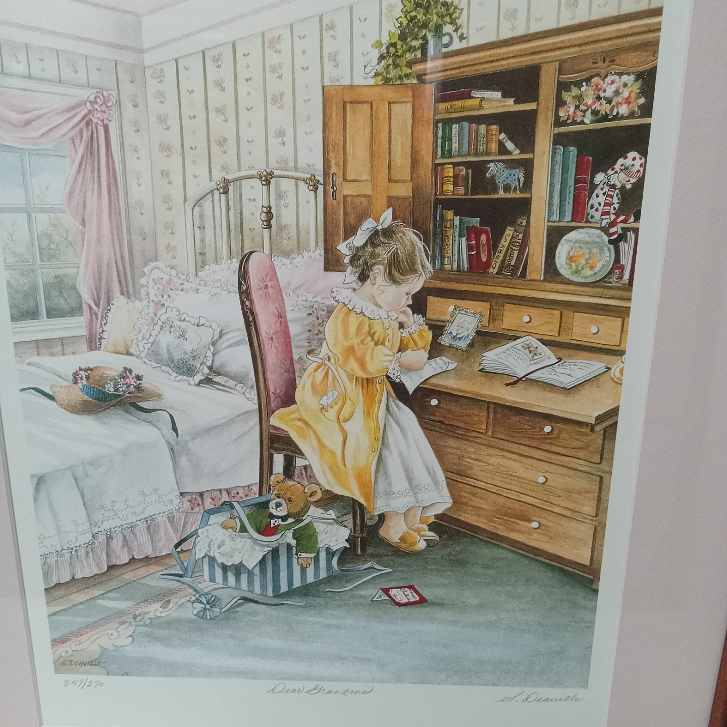 Limited Edition S Deaville "Dear Grandma" Framed Print - photo 3