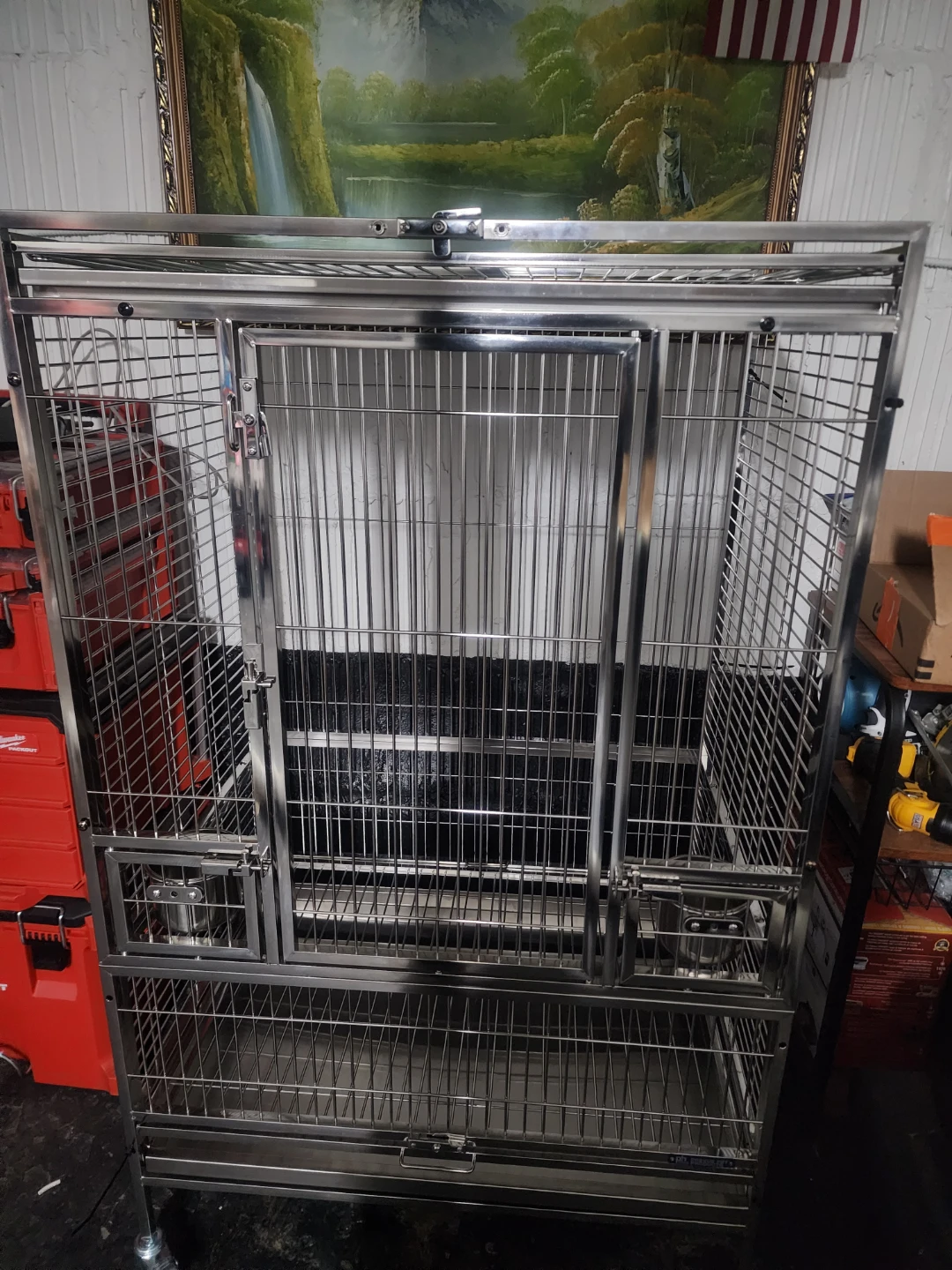 Large Stainless Steel Bird Cage