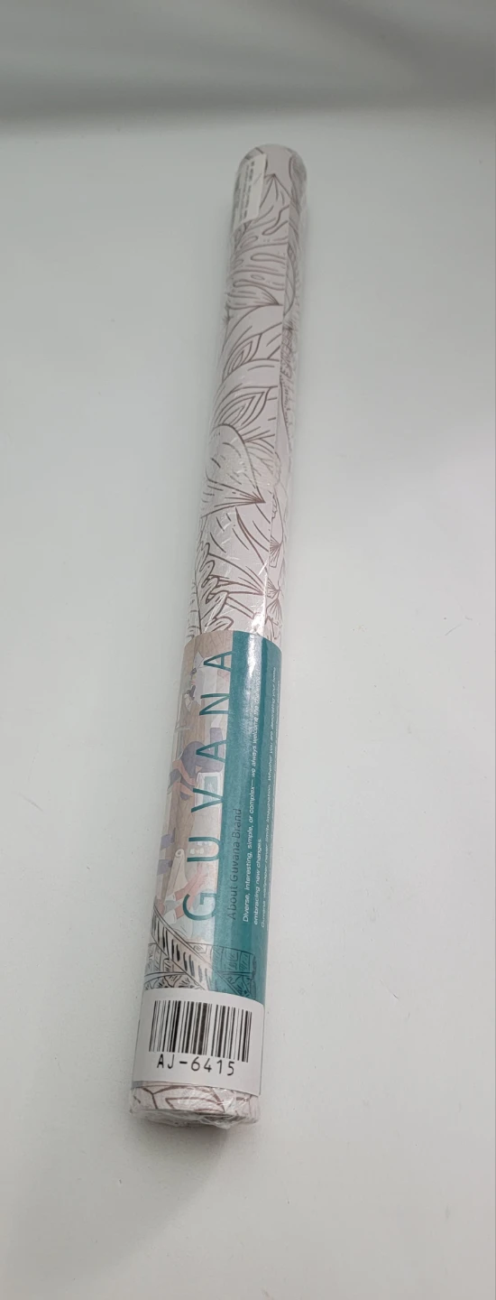 Guvana Peel and Stick Wallpaper Floral Leaf Brown 17.3"x78.7" - photo 2