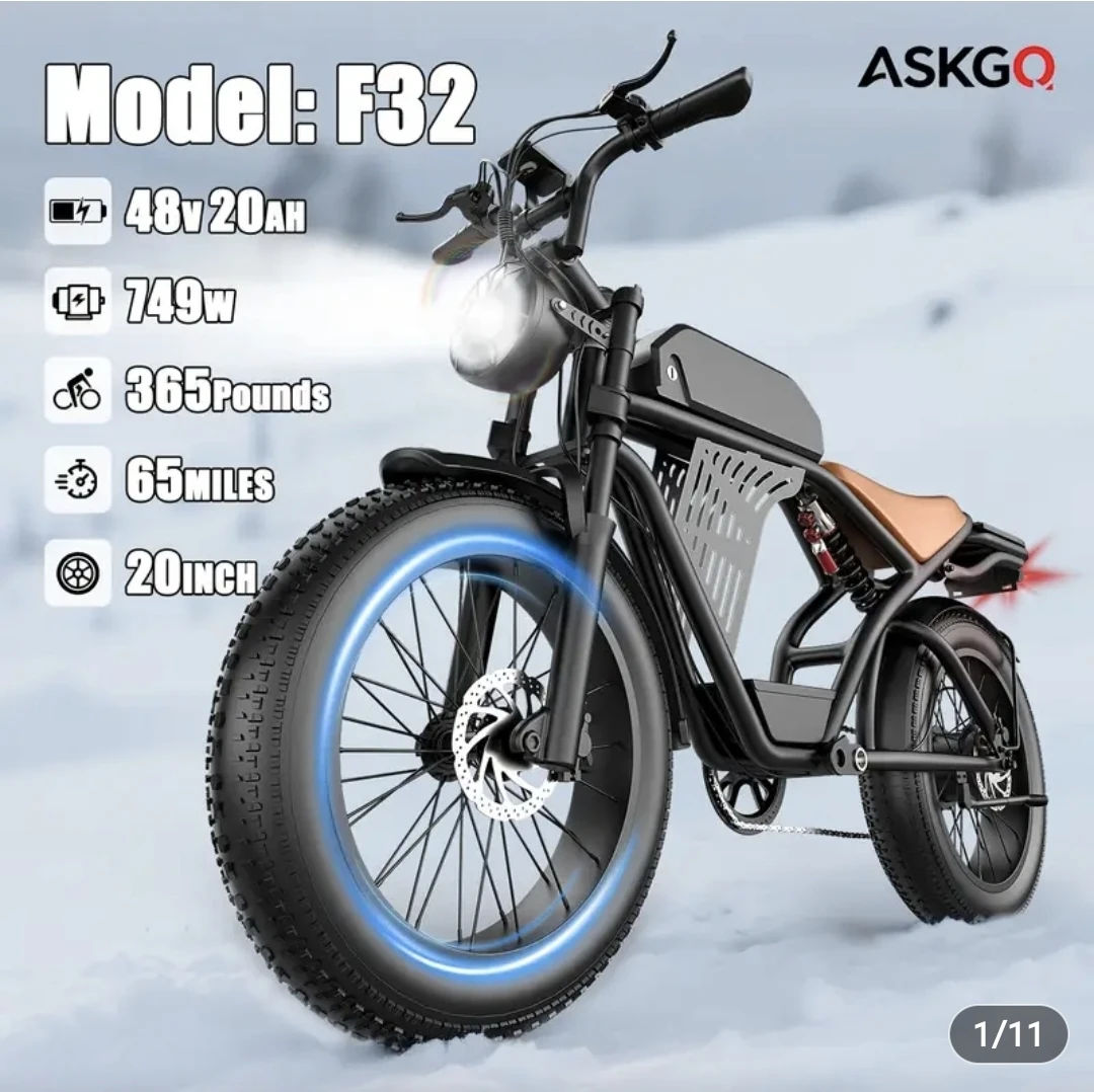 Okday Electric Fat Tire Bike - Model F32 - photo 3