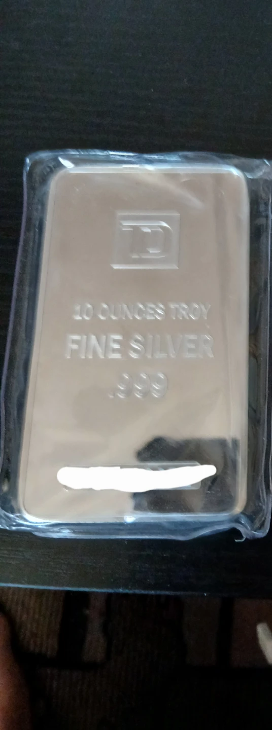 10 oz Fine Silver Bar .999