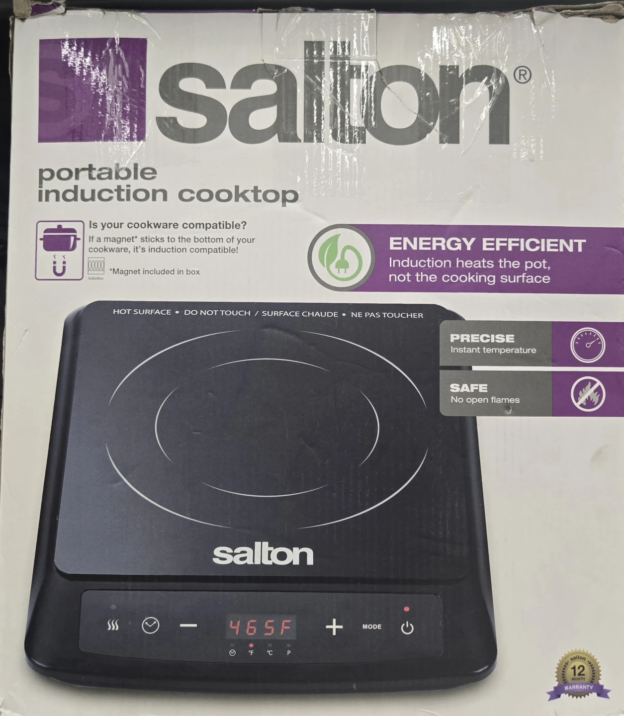 Salton Portable Induction Cooktop