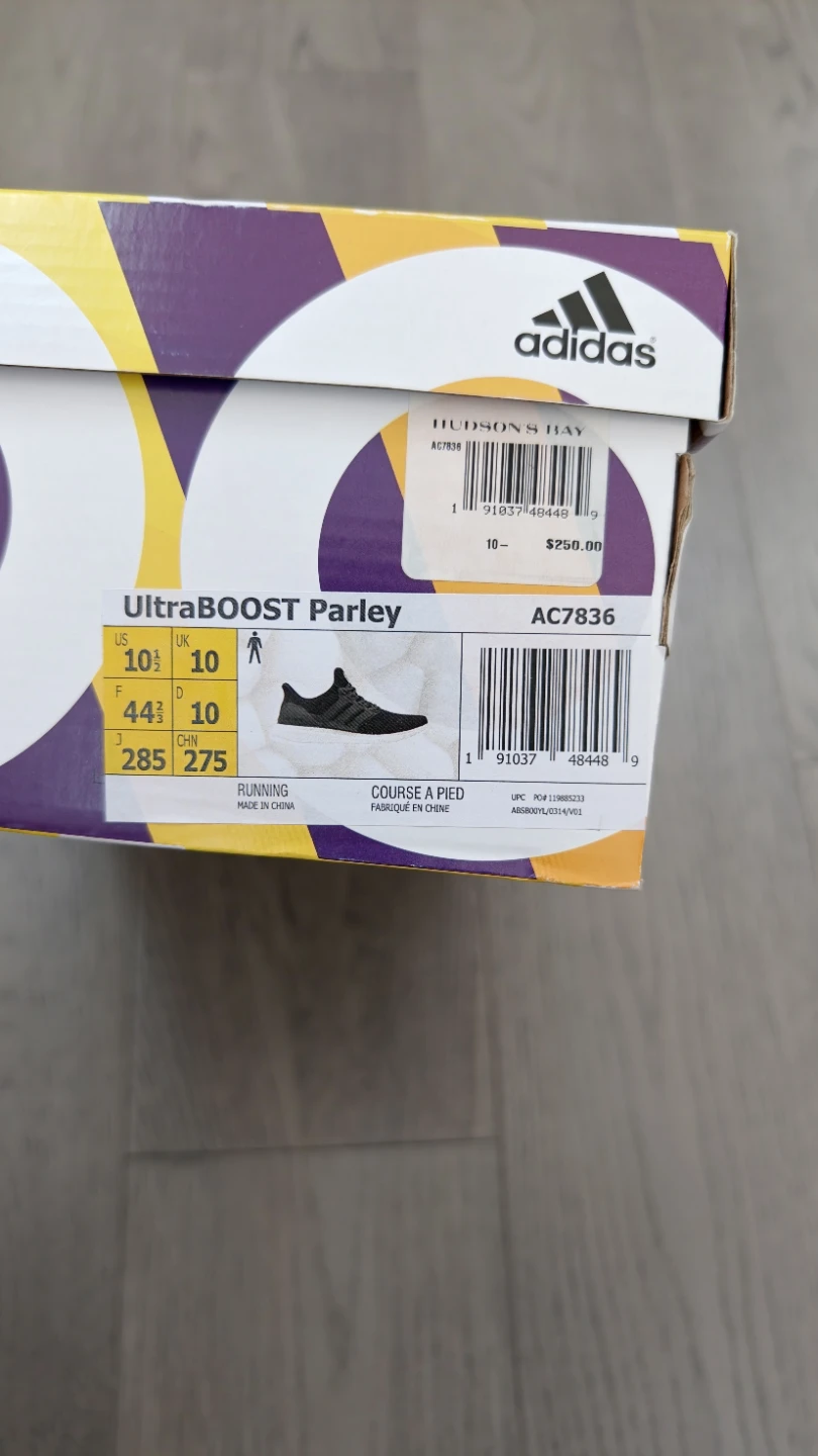 Adidas Ultraboost 4.0 Parley Size 10.5M - photo 4