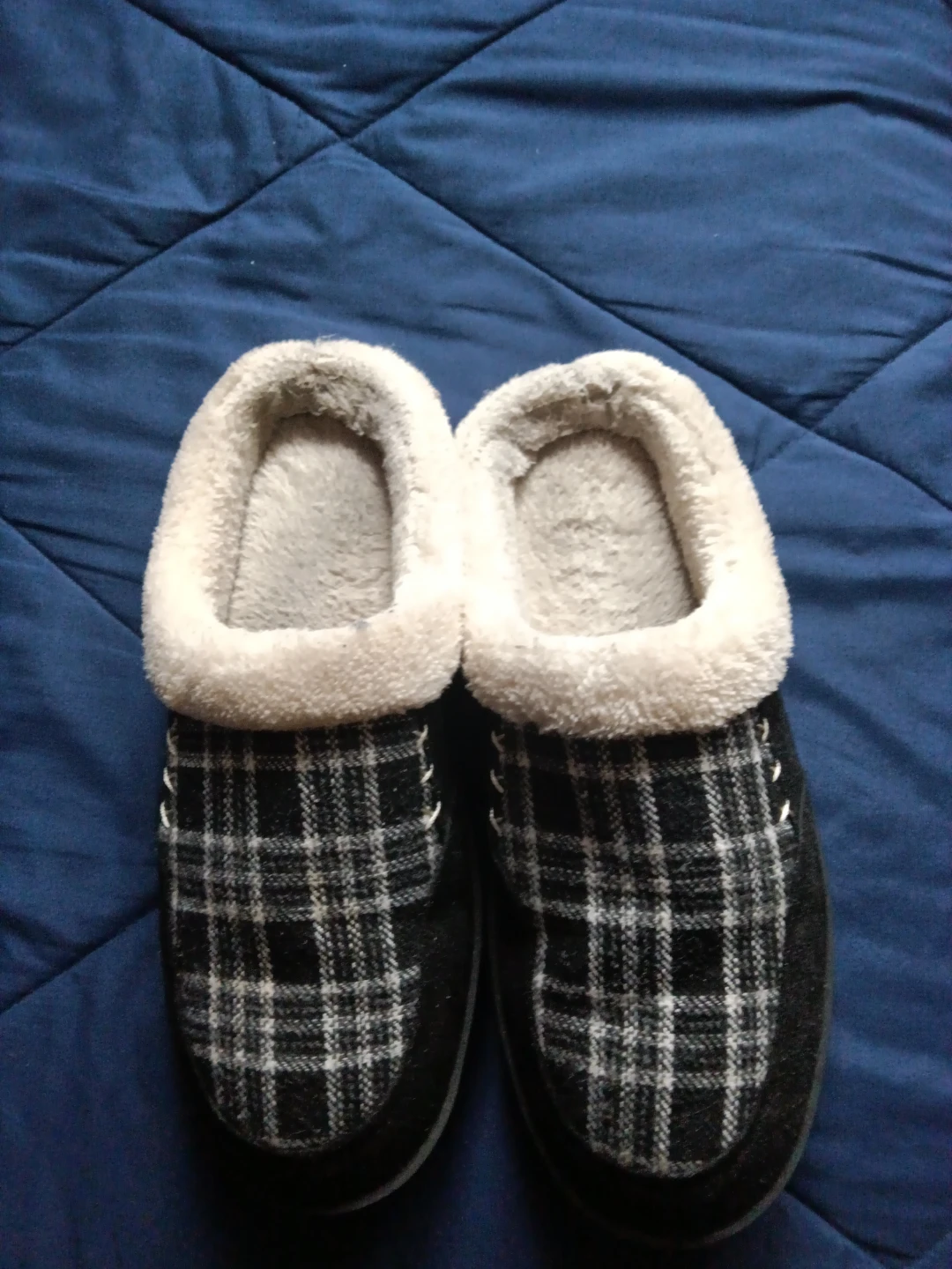 Men's Plaid Slippers - photo 2