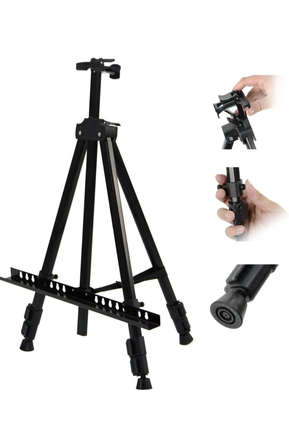 Black Metal Art Easel