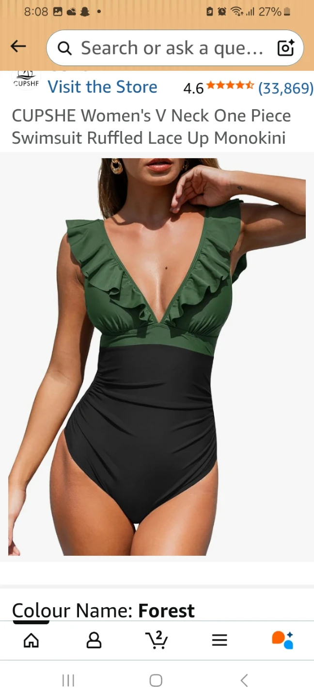 CUPSHE Women's Black Cutout One Piece Swimsuit - photo 4