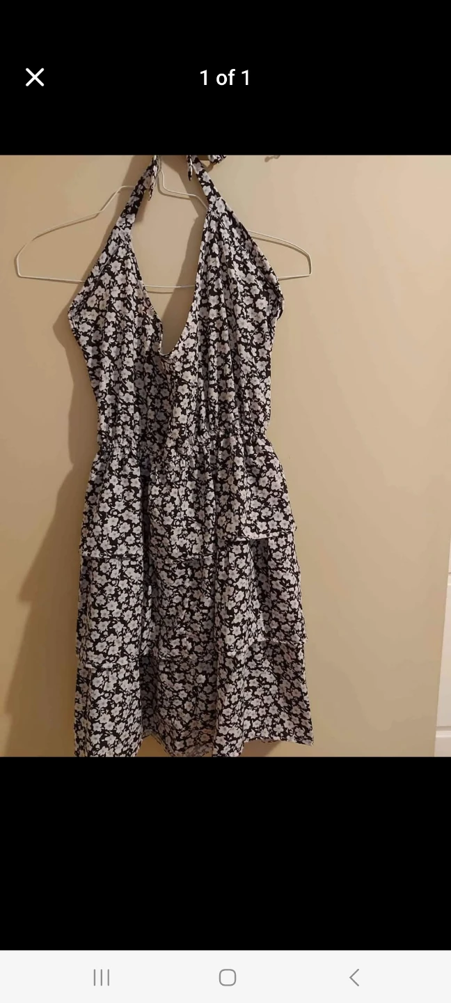 Women's Floral Halter Dress - photo 2