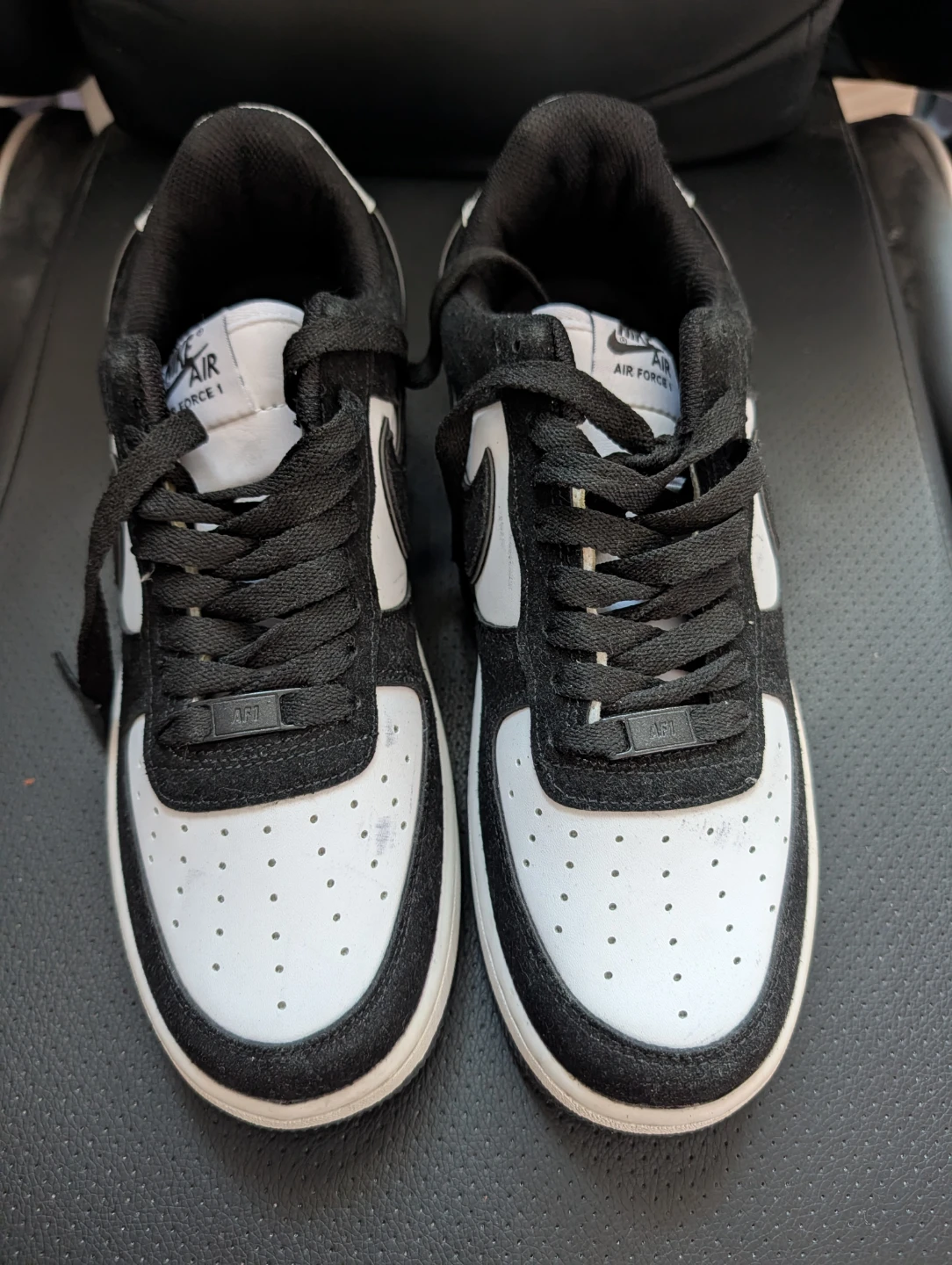 Nike Air Force 1 Low Black White Sneakers - photo 2