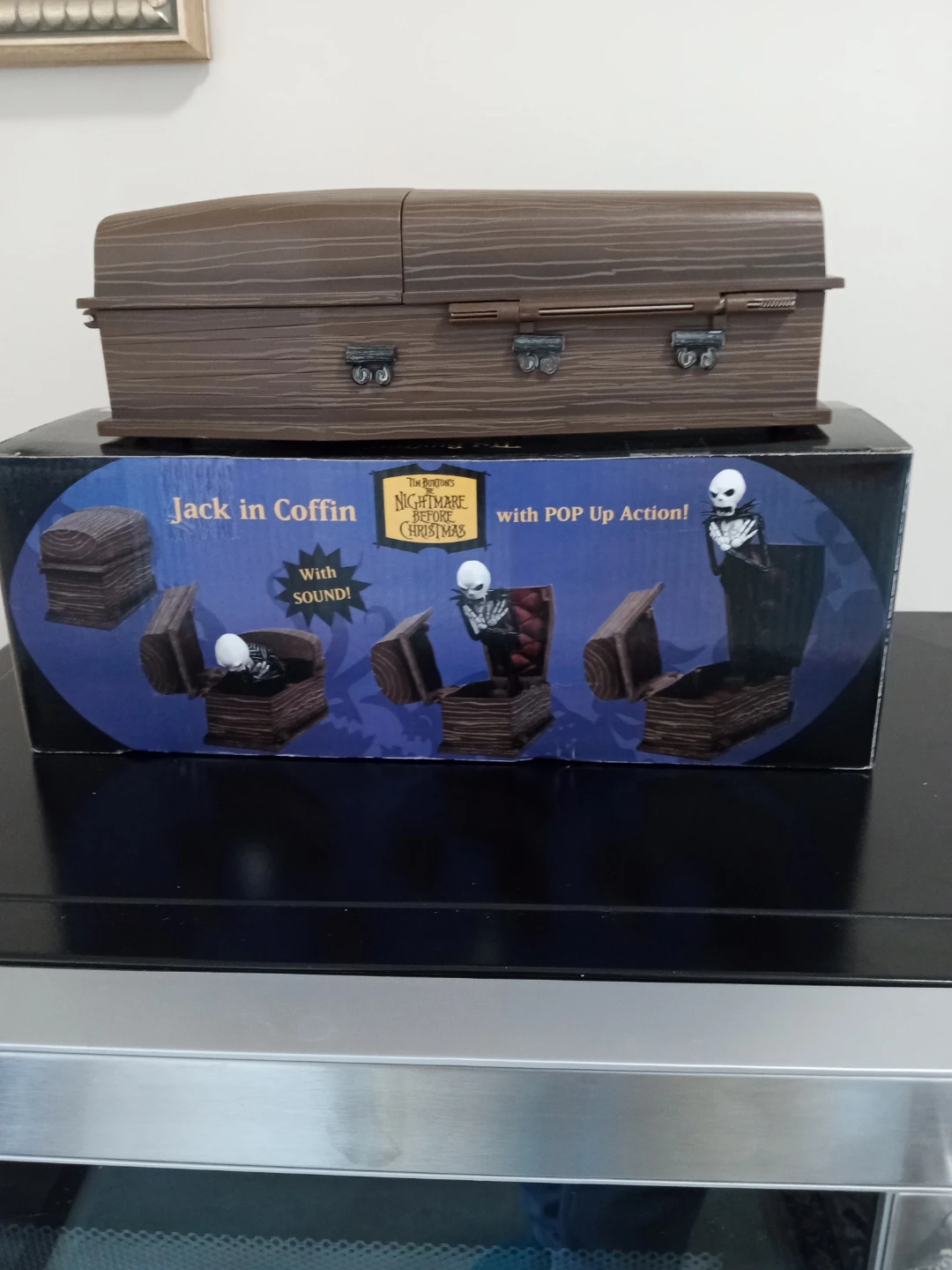 Tim Burton's The Nightmare Before Christmas Jack in Coffin Toy
