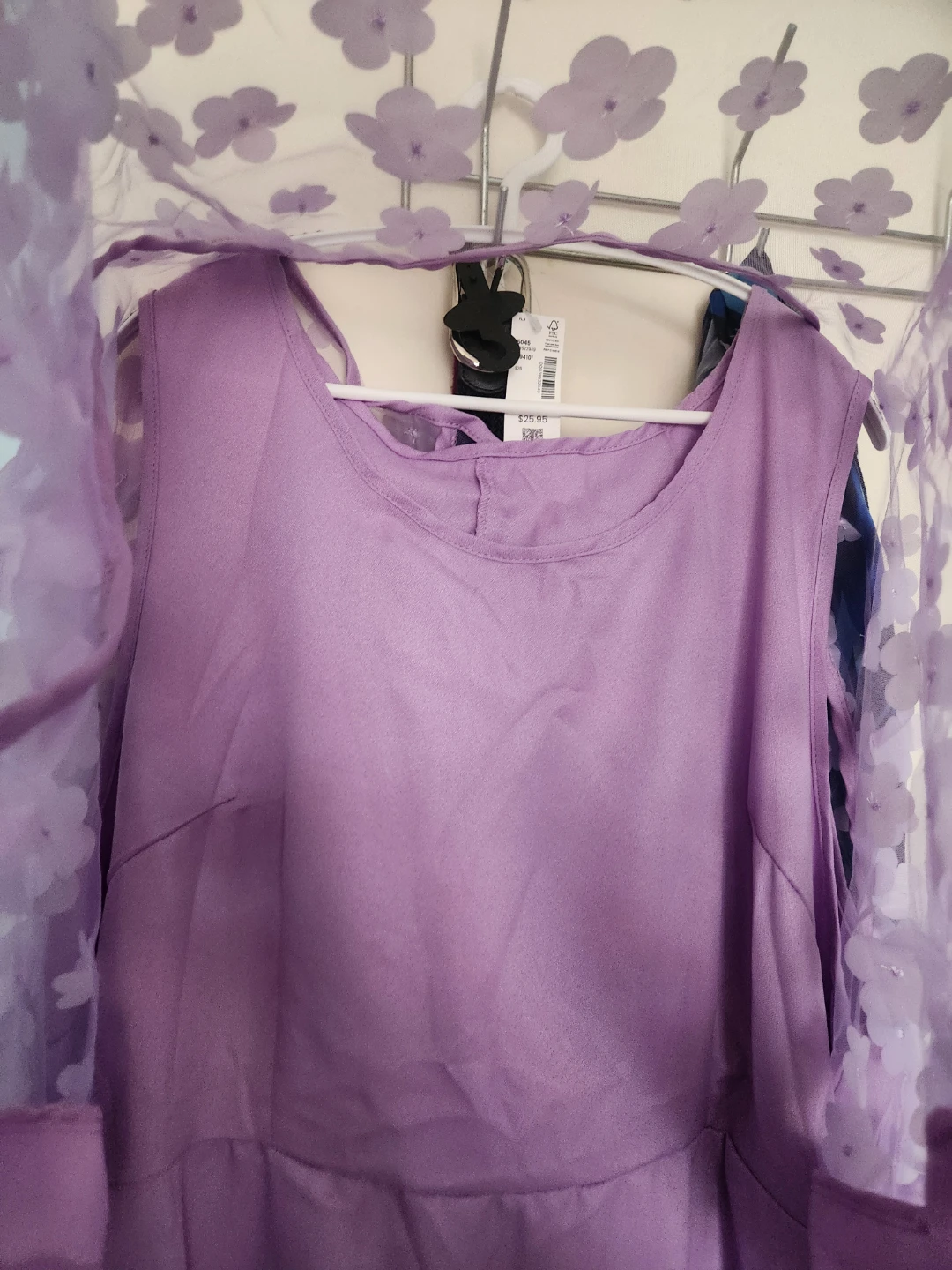 Plus Size Lavender Cape Dress - photo 5