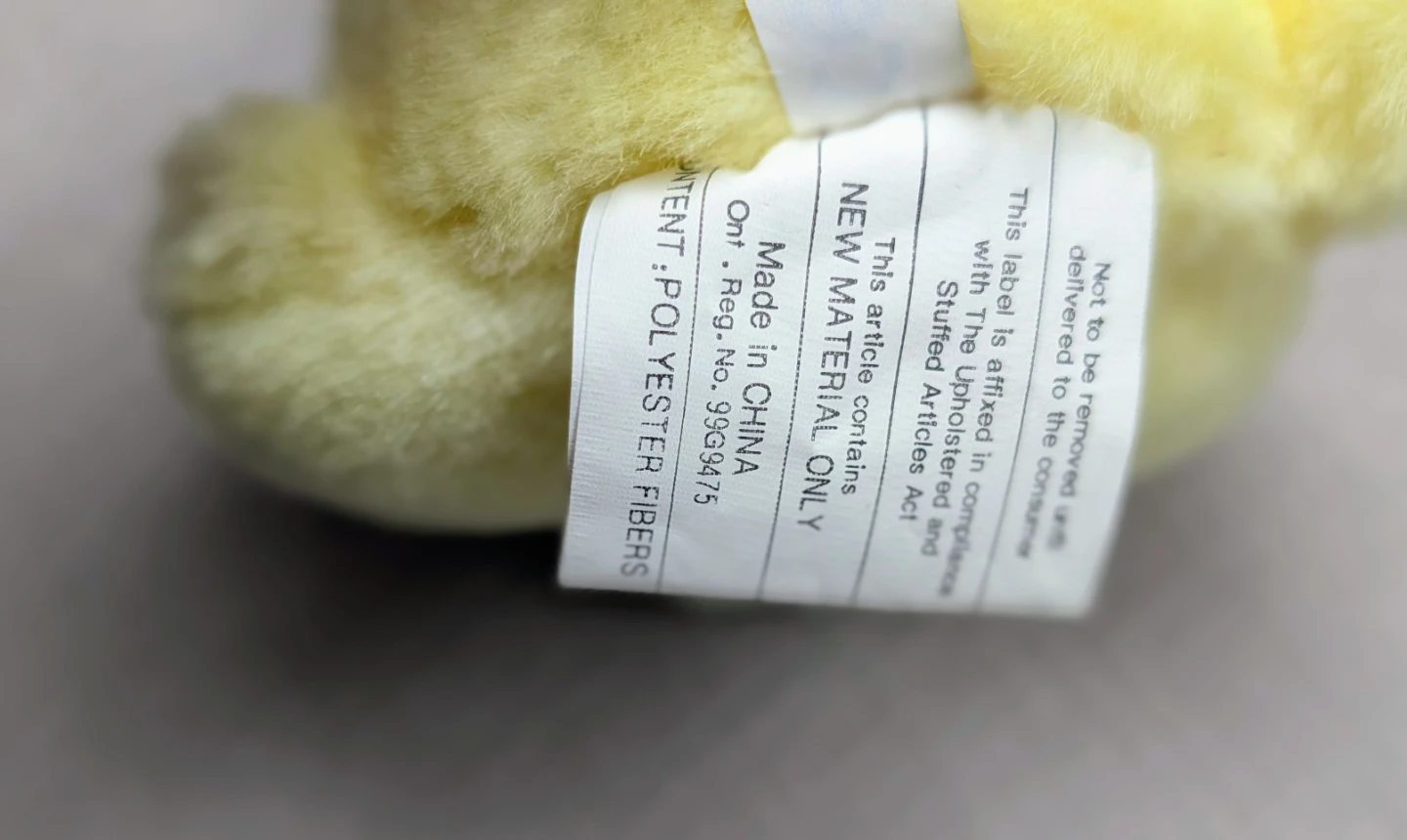 Yellow Bunny Plush Toy - photo 2