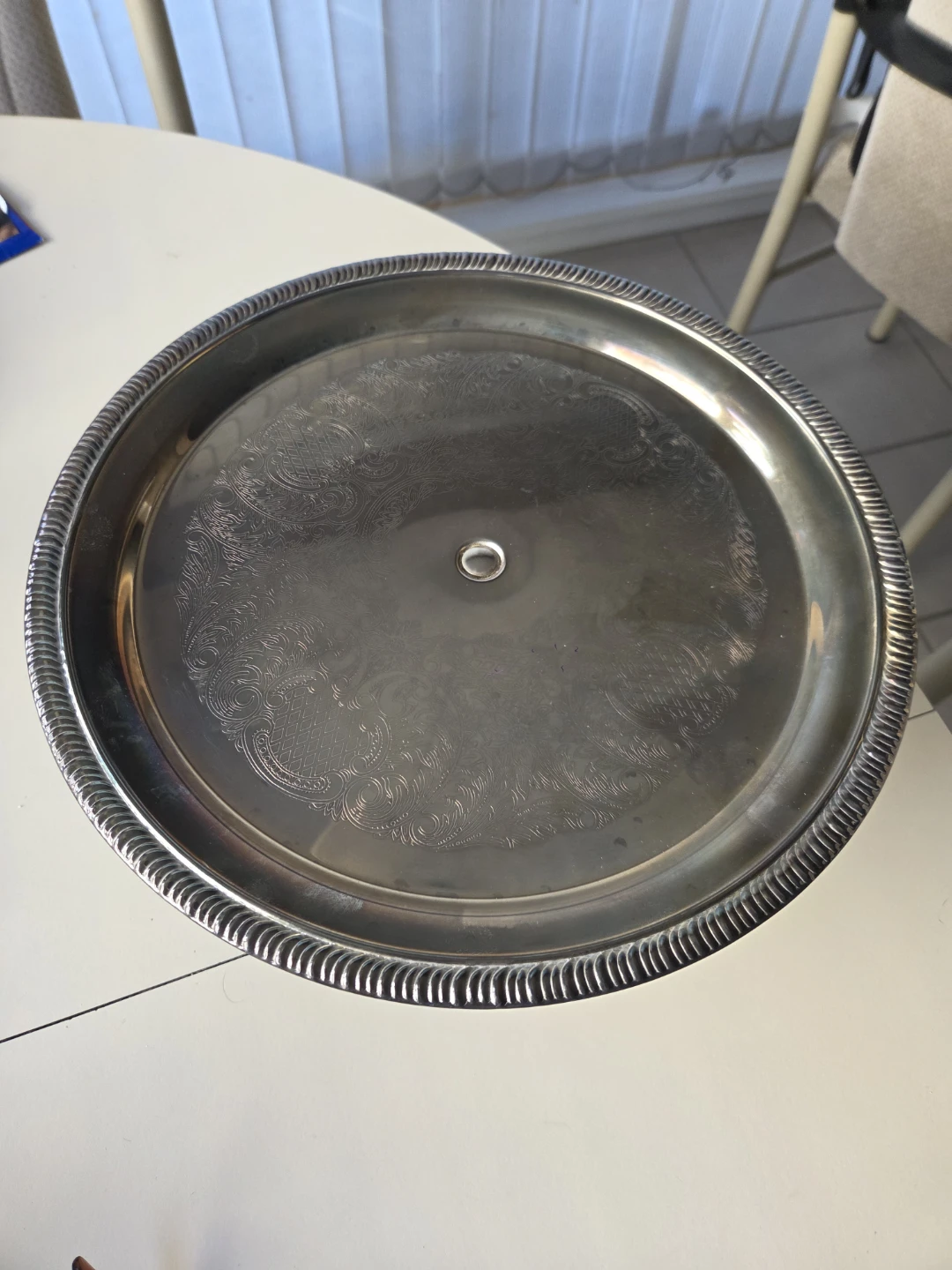 Elegance Silver Plated Cake Stand - photo 2