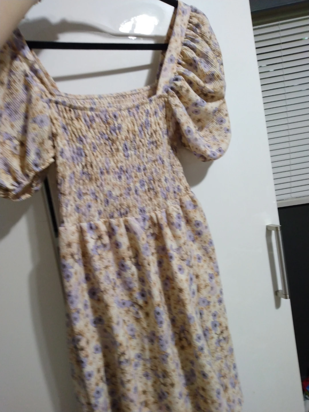 H&M Floral Smocked Puff Sleeve Dress - photo 3