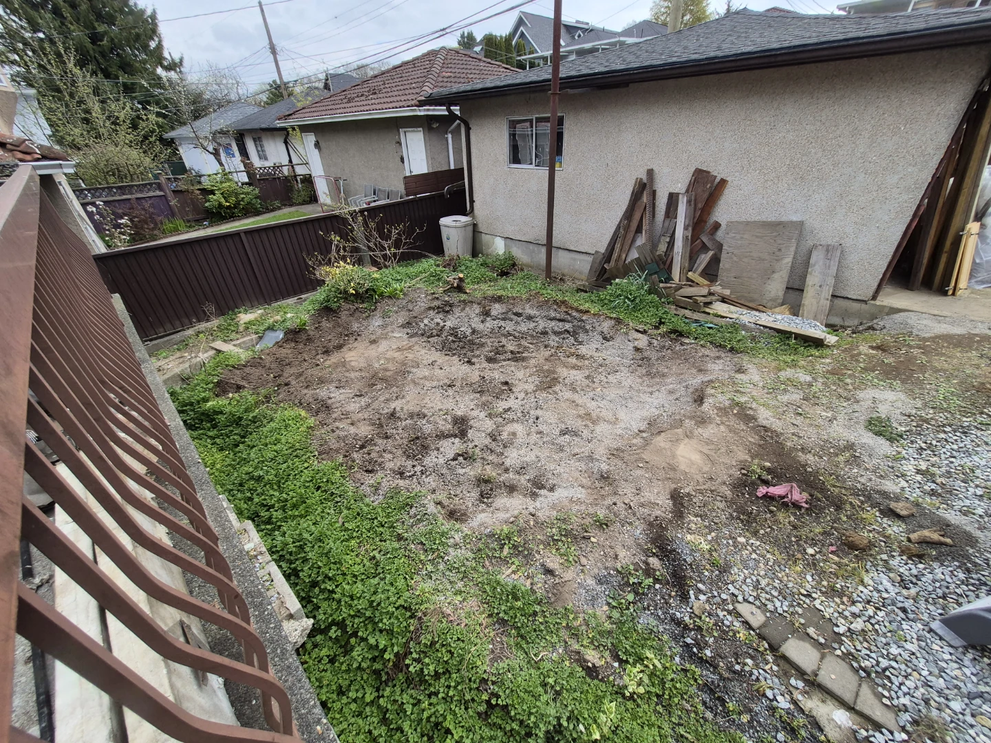 Free clean in-fill/soil mix