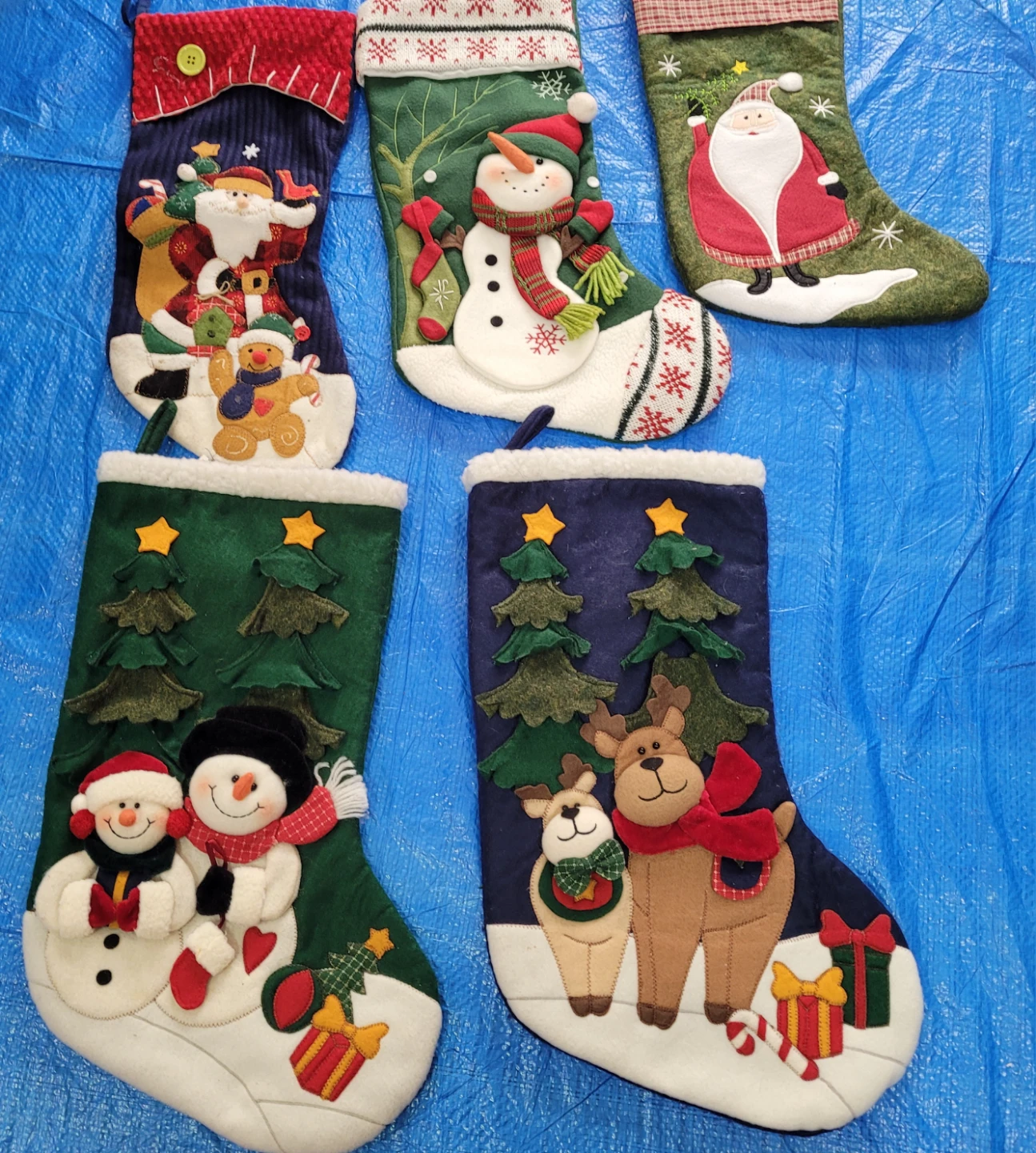 Christmas Stockings - Set of 5