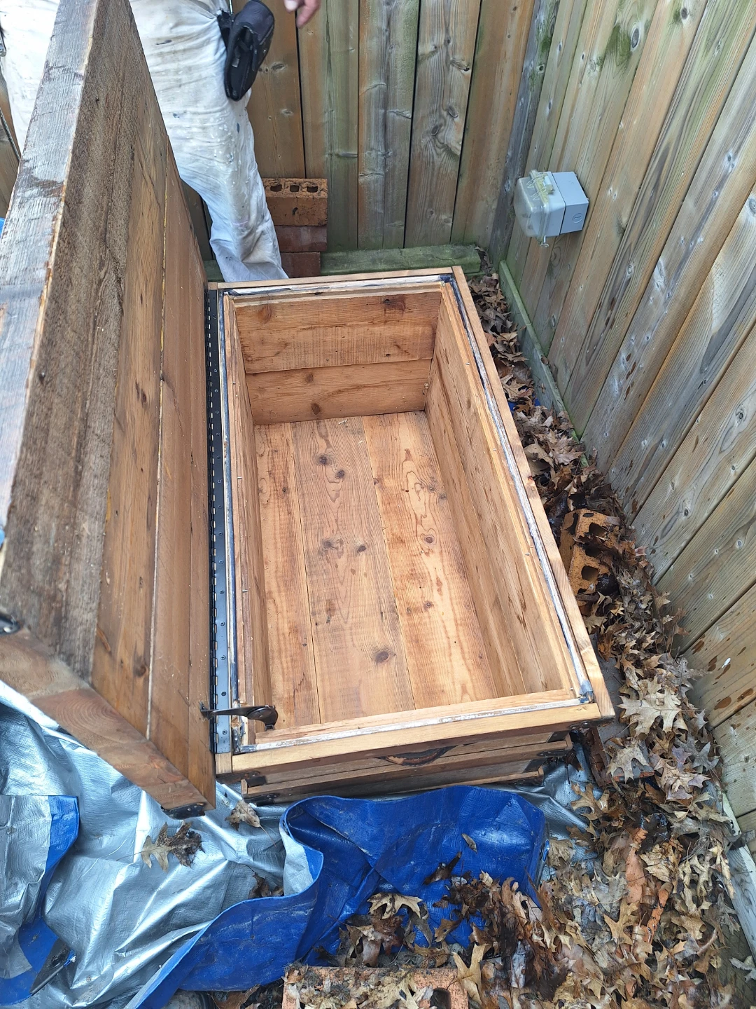Wooden Storage Chest Trunk