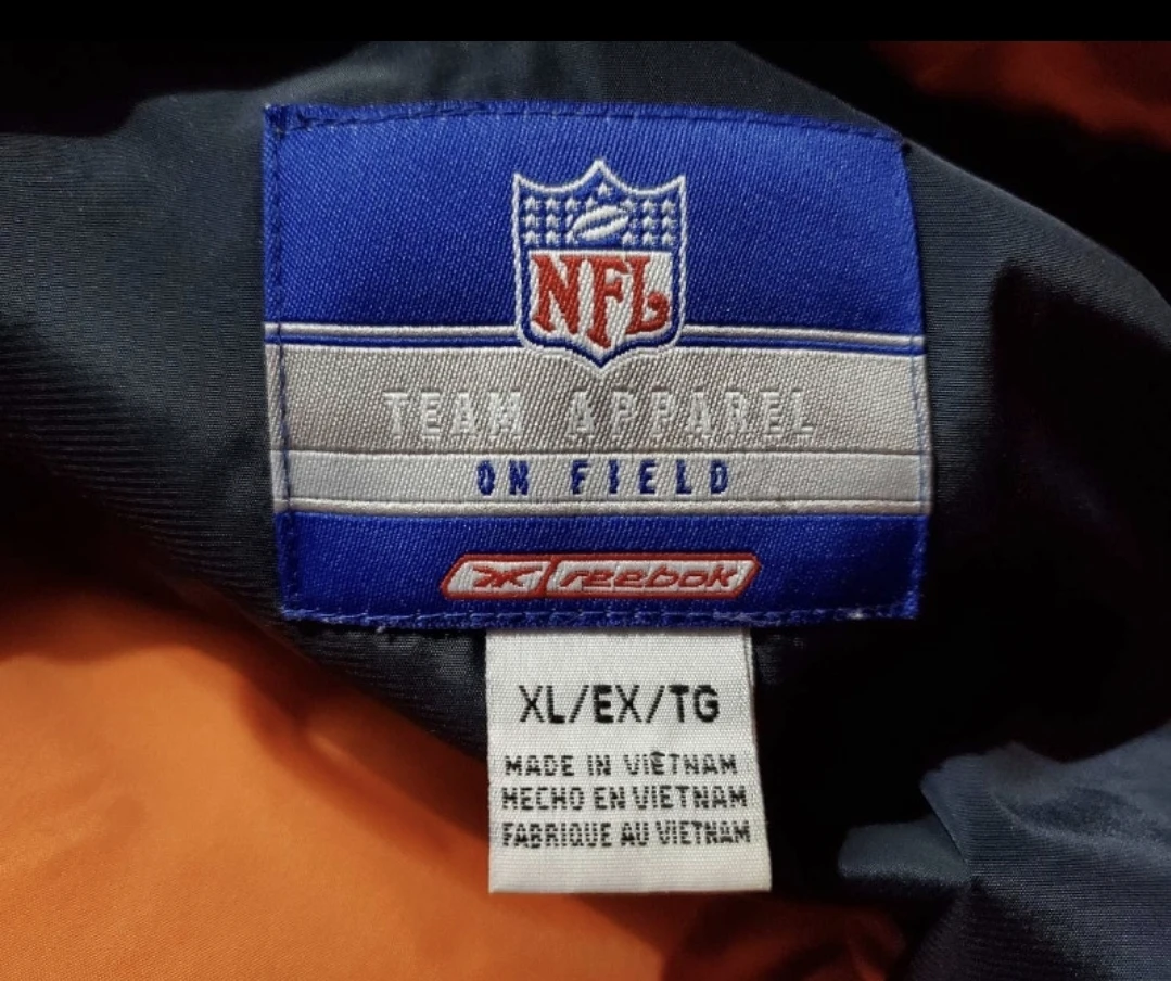 Reebok On Field Chicago Bears Down parka jacket sz XL - photo 5