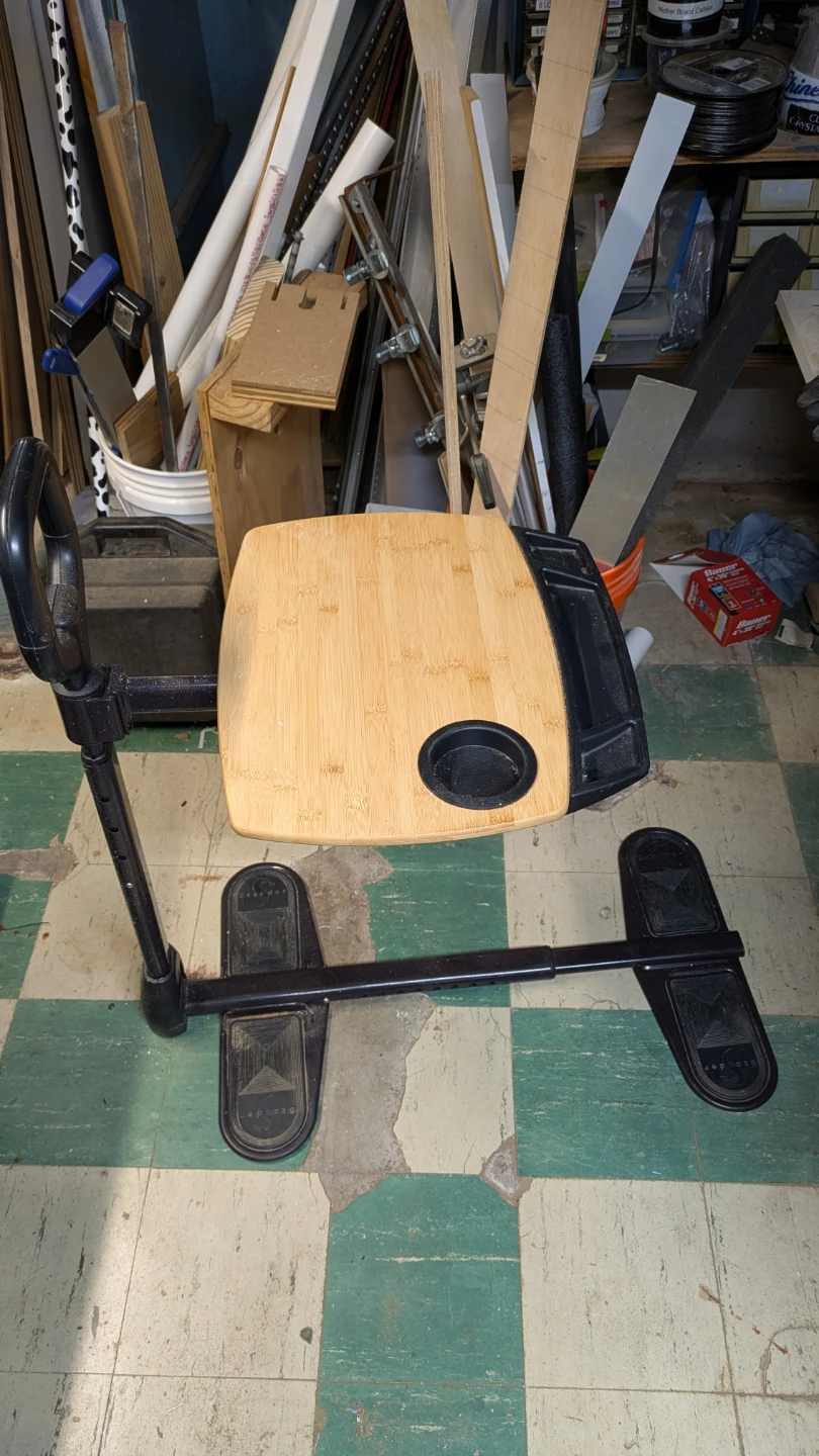 Adjustable Tray Table with Cup Holder - photo 2