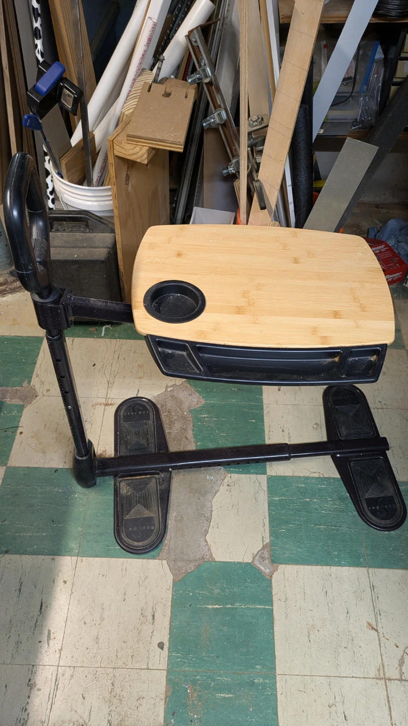 Adjustable Tray Table with Cup Holder - photo 3