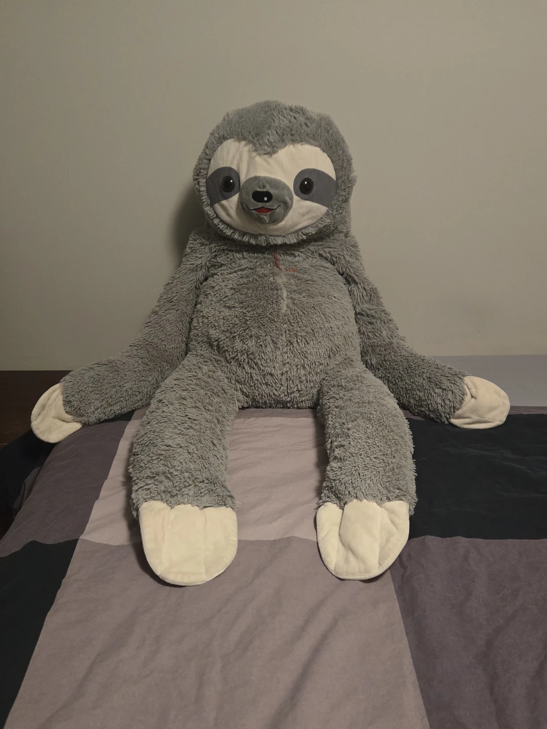 Giant Grey Sloth Plush Toy
