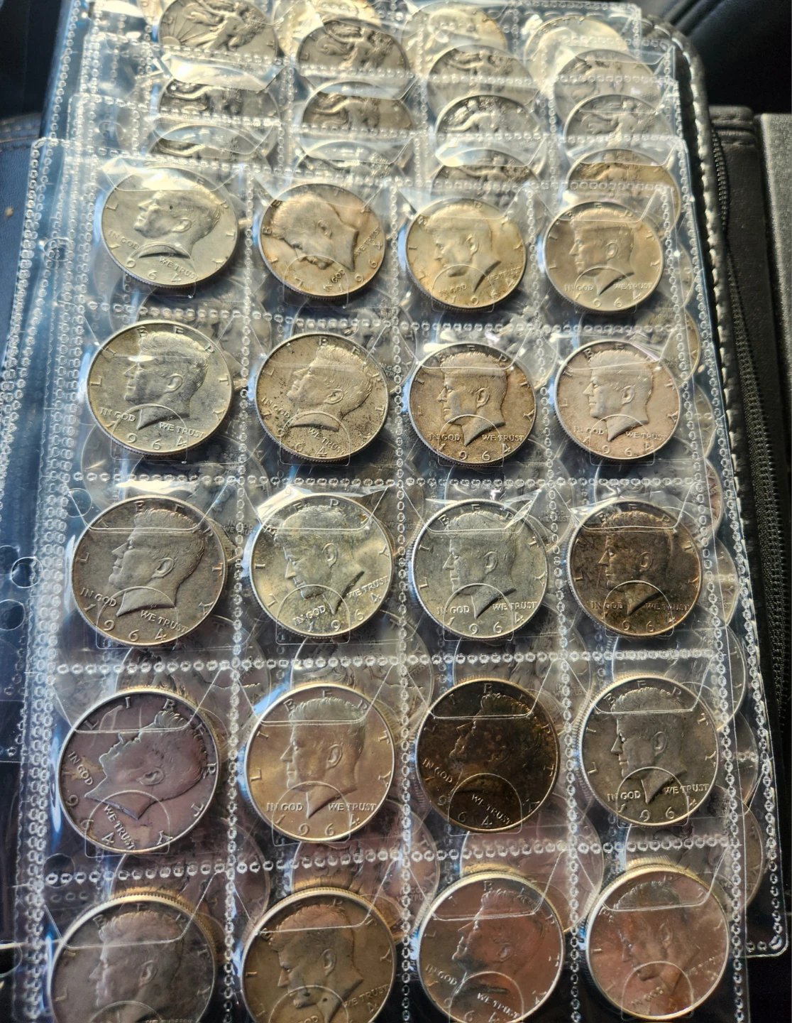 $50 face value 90% silver 100 coins. Under spot