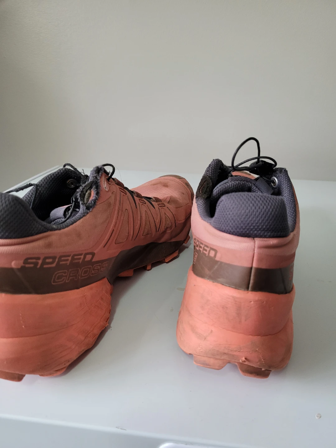 Salomon Speedcross Trail Running Shoes - Coral/Grey - photo 5
