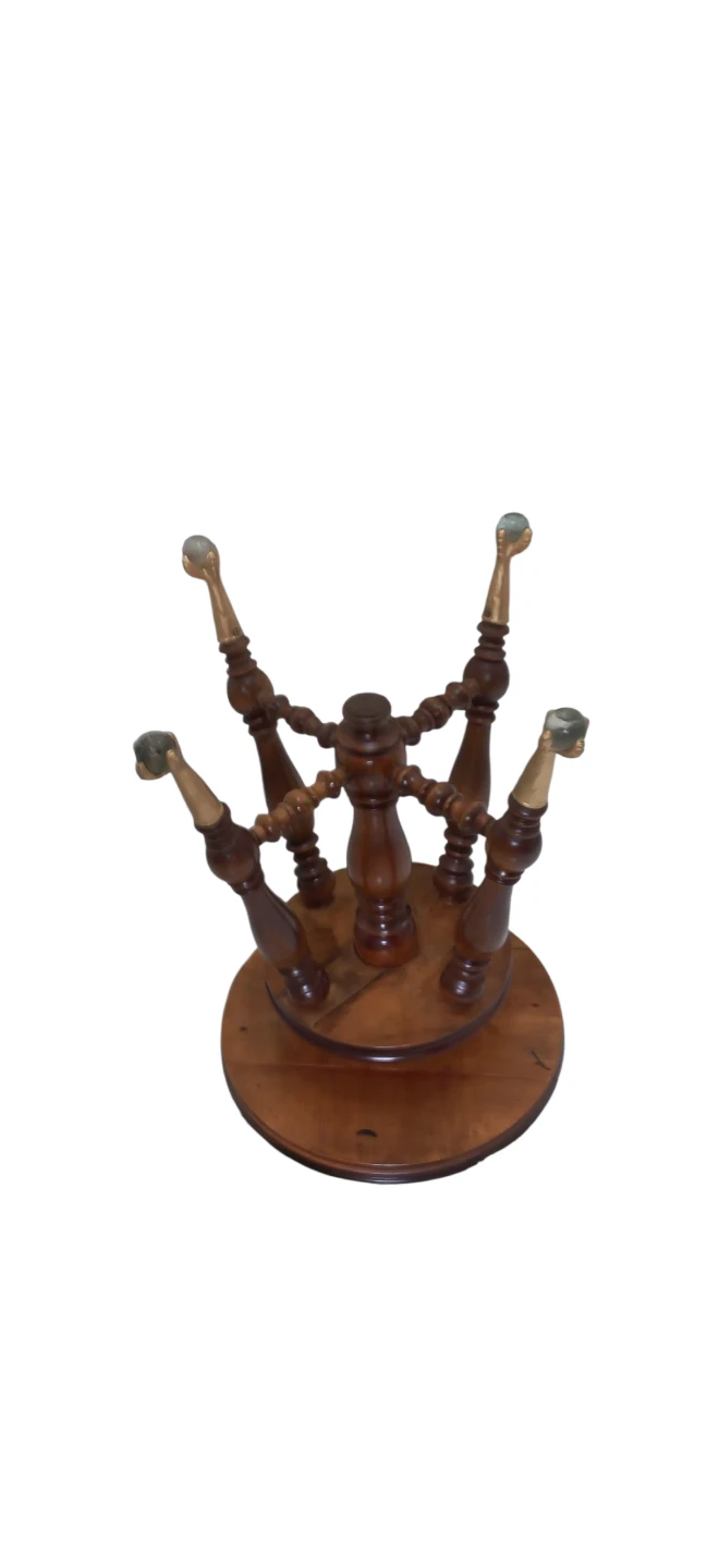 Vintage Adjustable Piano Stool - photo 5