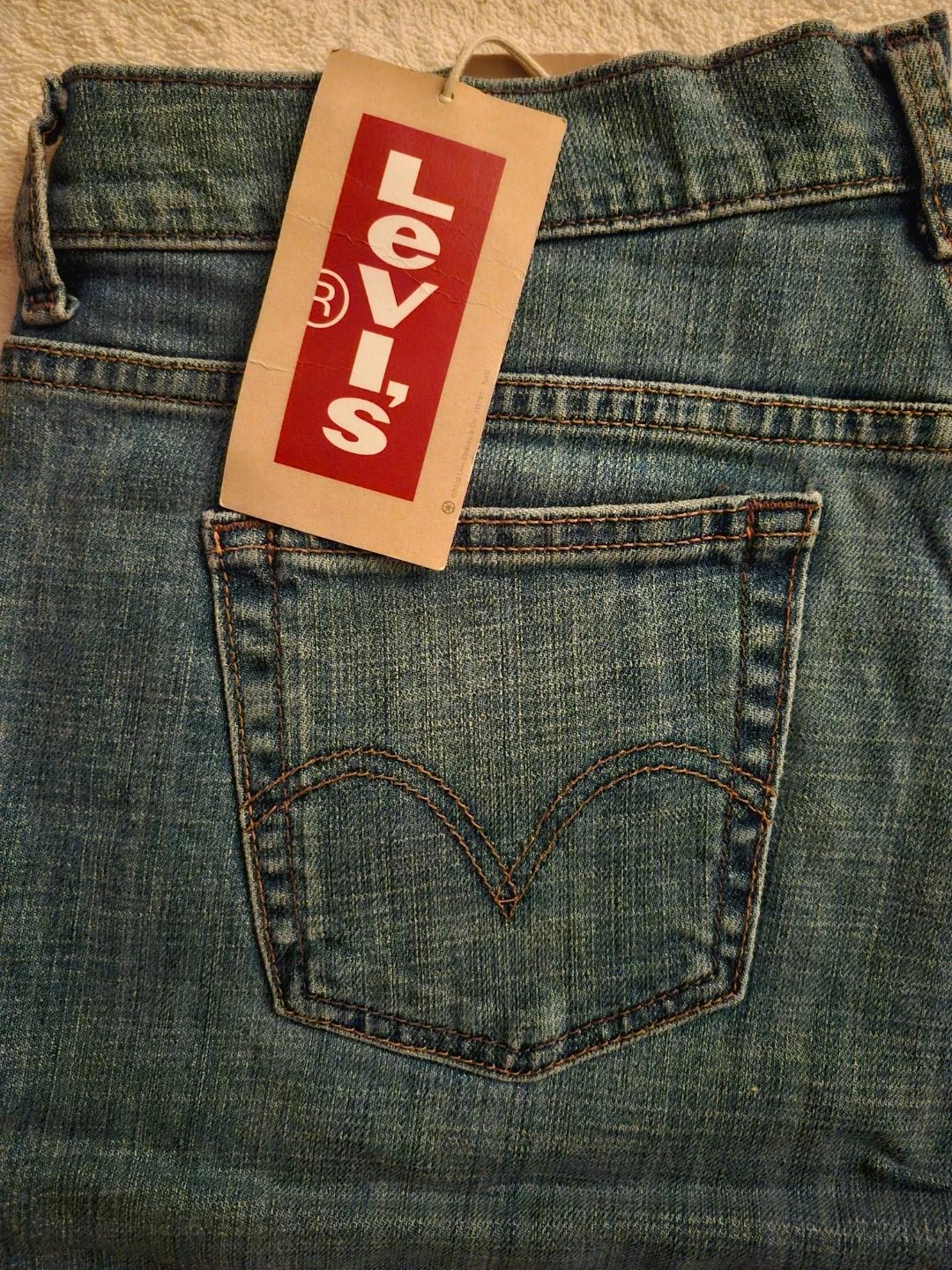NEW LEVI'S JEANS BLUE WIDE BOOT 12S, RETAIL $44+3.91 TAX=$47.91 - photo 4