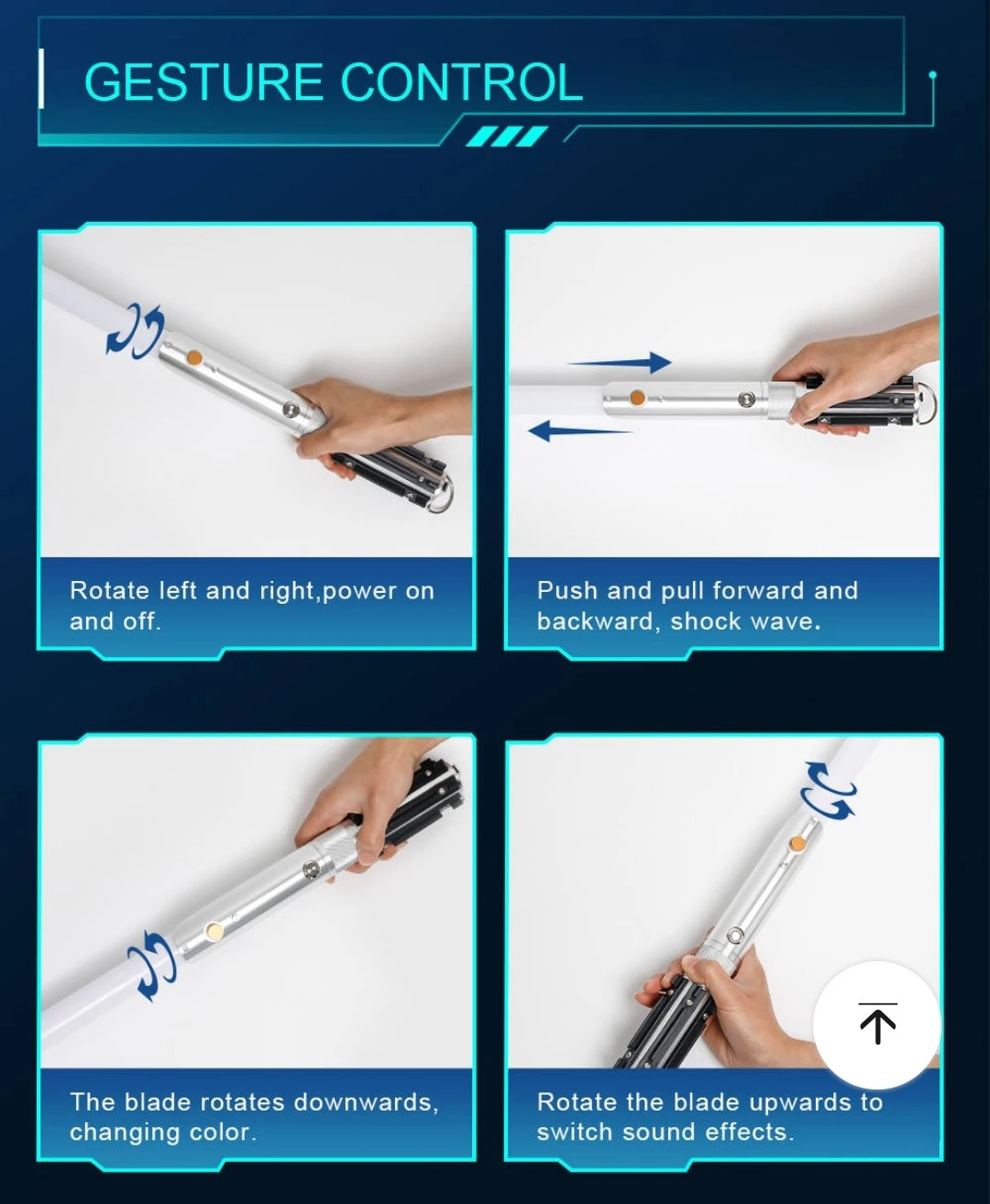 RGB Lightsaber with Gesture Control - photo 3