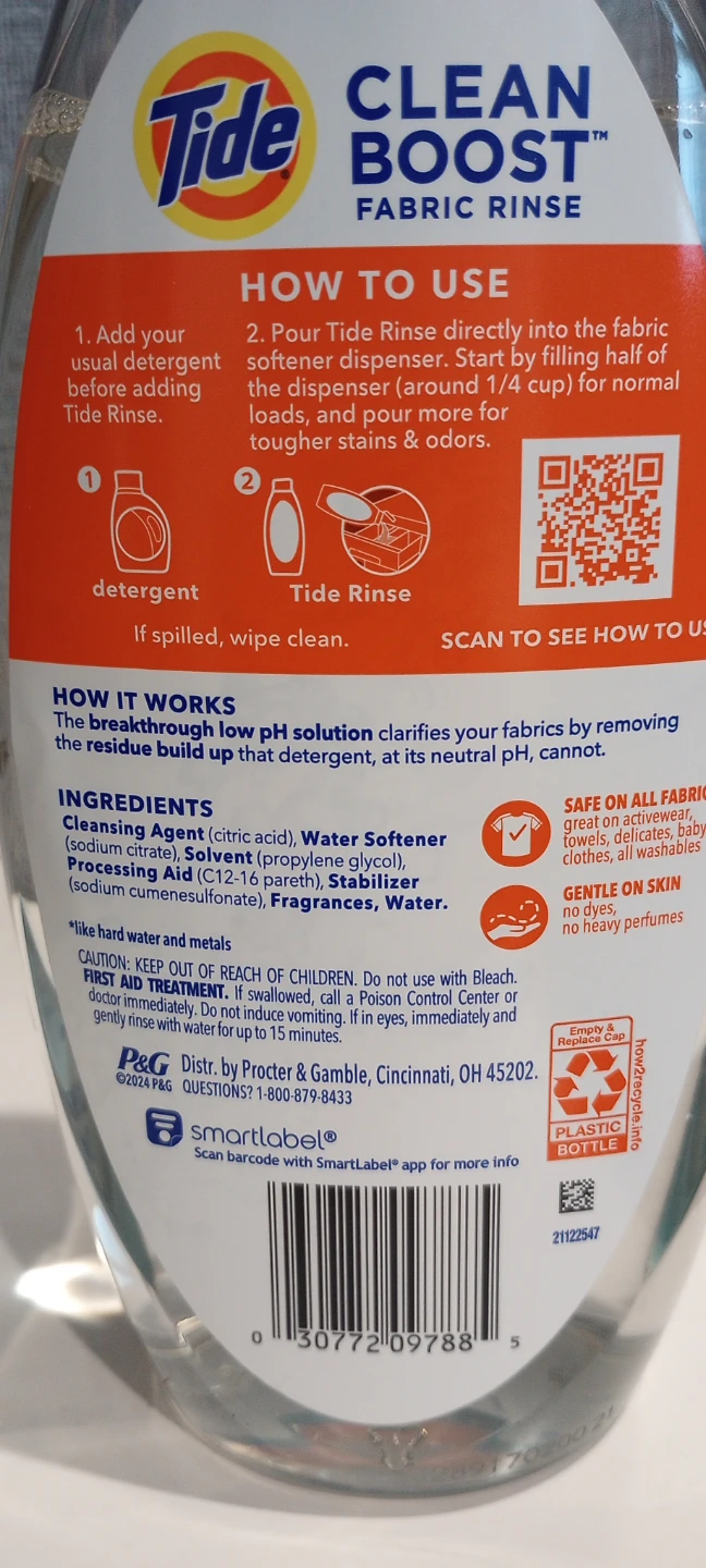 Tide Laundry Detergent Booster - photo 2