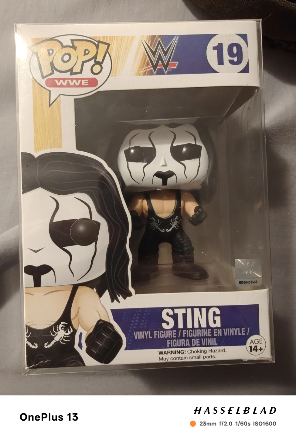 WWE Sting Funko pop #19 with Case Protector