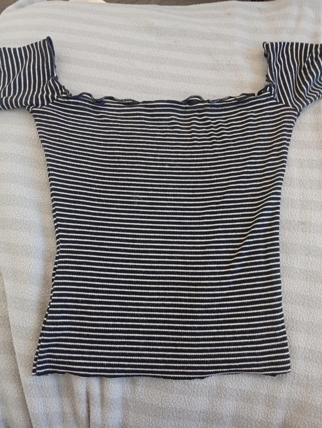 Striped Off-the-Shoulder Top