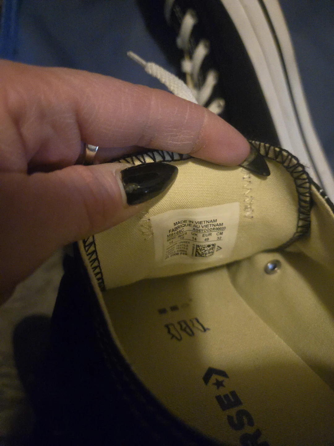 Converse All Star Chuck Taylor Black Canvas Sneakers - photo 4