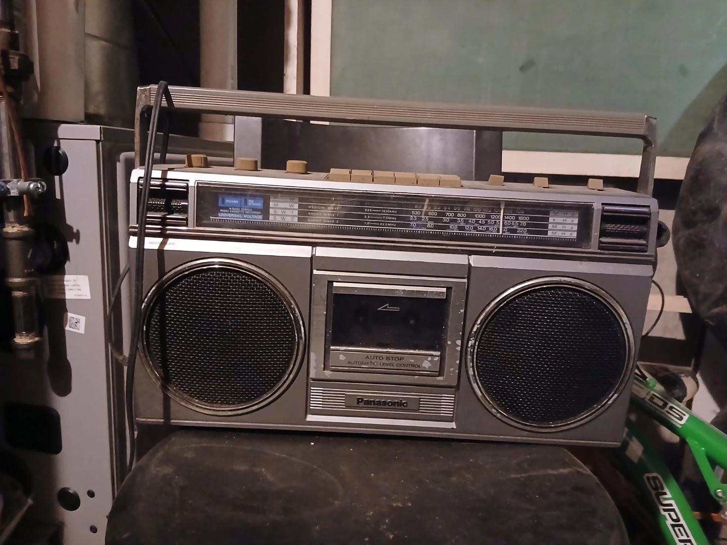 Panasonic Boombox with Cassette Player
