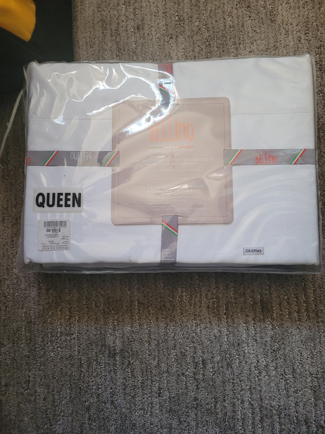 Bellino Queen Sateen Cotton Sheet Set - photo 2