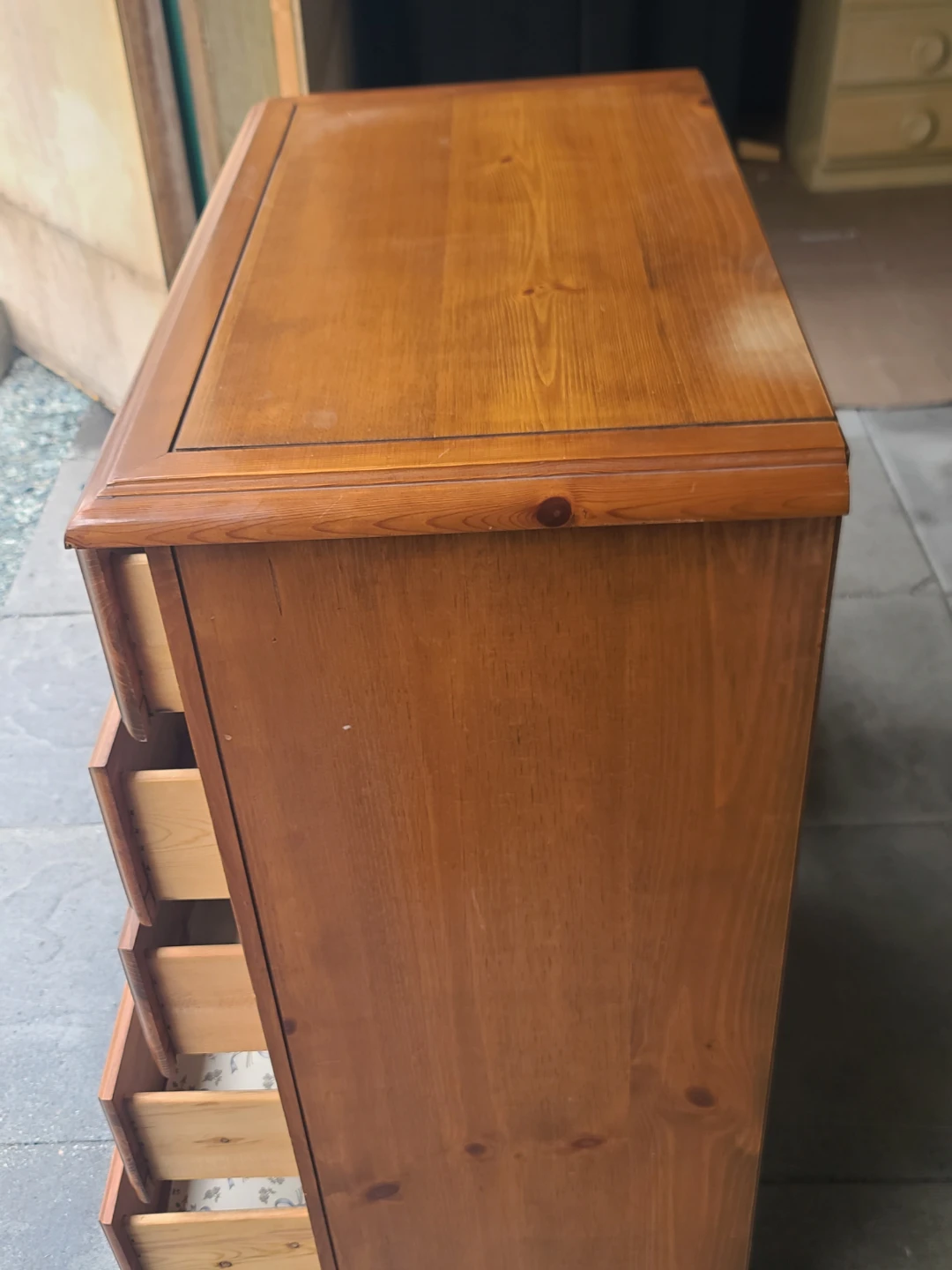 Solid Wood Nightstand and Dresser Set - photo 4