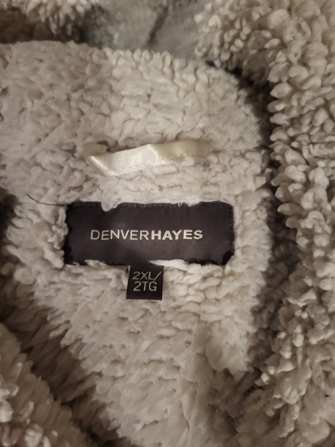 Denver Hayes Sherpa Lined Plaid Hoodie Jacket 2XL - photo 2