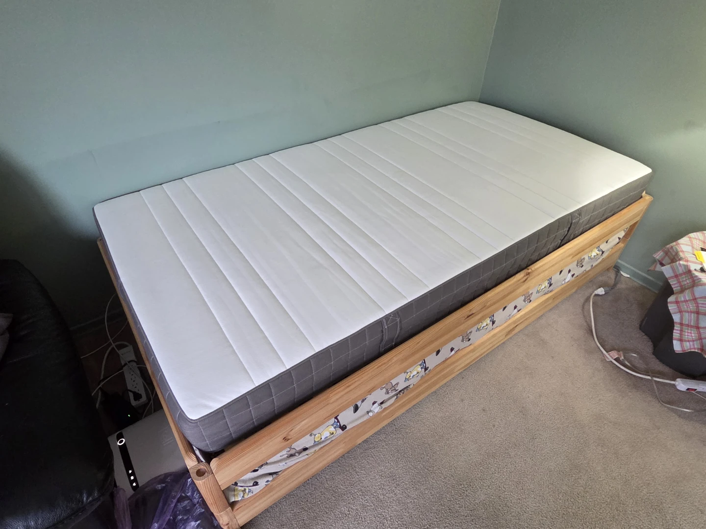 Two Identical Firm Mattress Low Single Beds