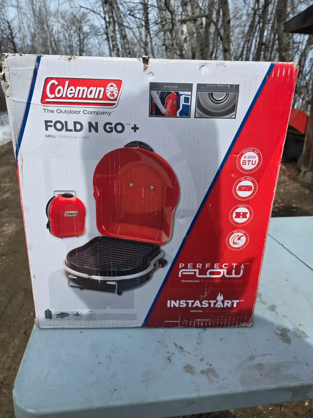 Coleman Fold N Go+ Portable Propane Grill