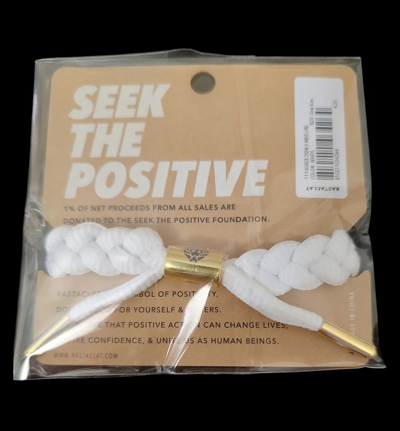 Rastaclat Signature Bracelet - White (new) - photo 2
