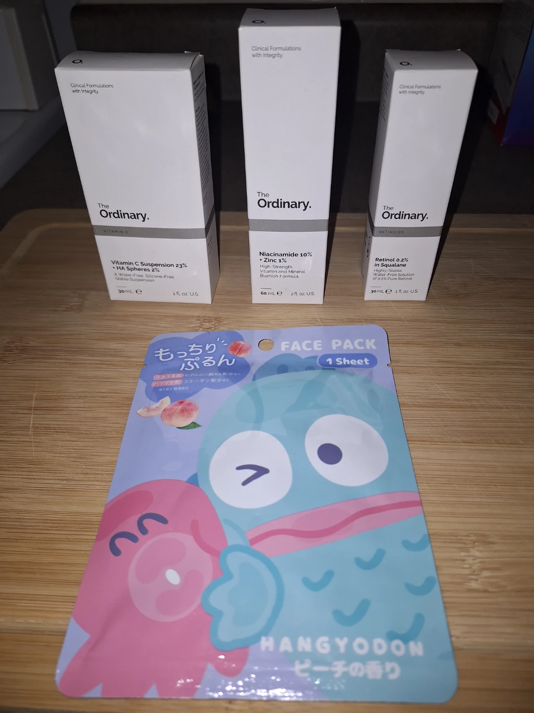 The Ordinary Vitamin C, Niacinamide, and Retinol Serums