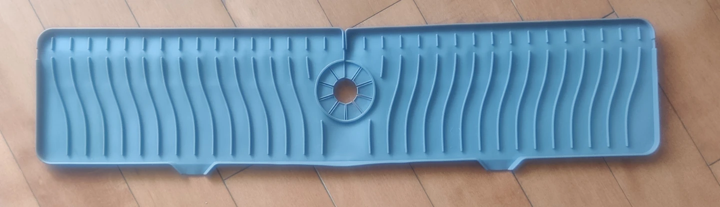 Light Blue Silicone Sink Mat - photo 3