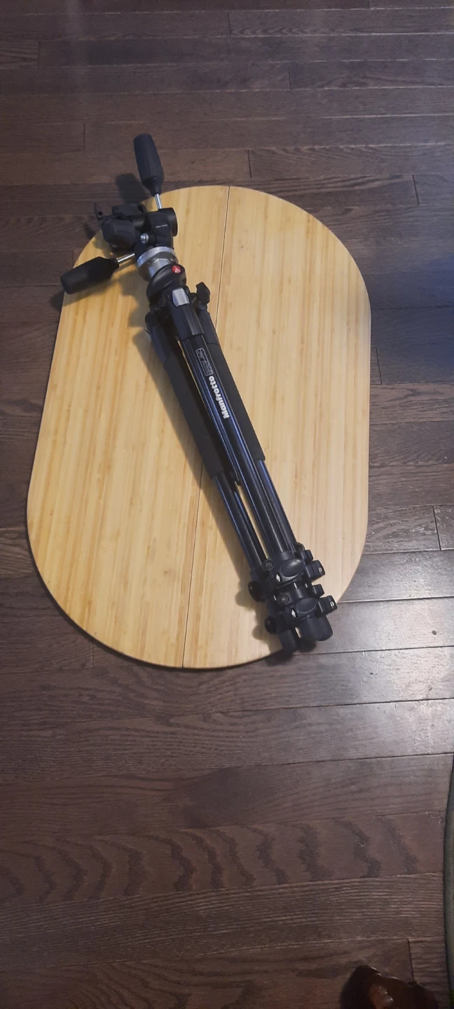 Manfrotto Tripod with Nikon DSLR Camera and Accessories - photo 5