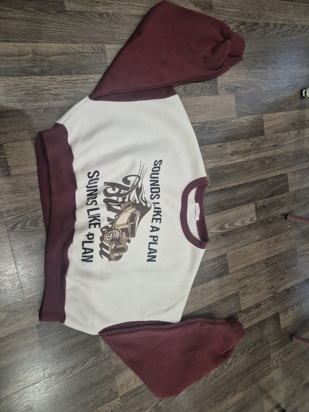 Star Won "Sounds Like A Plan" Graphic Sweater