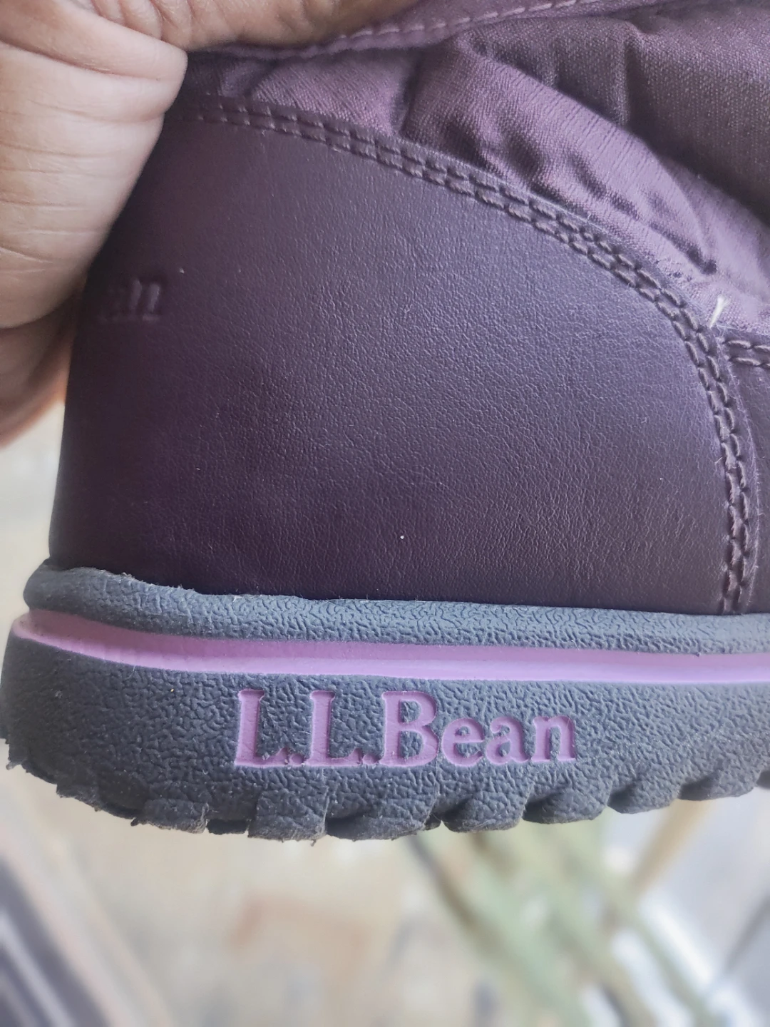 L.L.Bean kids Puffer Winter Boots - Purple - Size 5 - photo 5