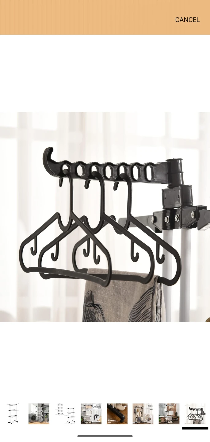 Multi-Tier Drying Rack with Wheels - photo 4