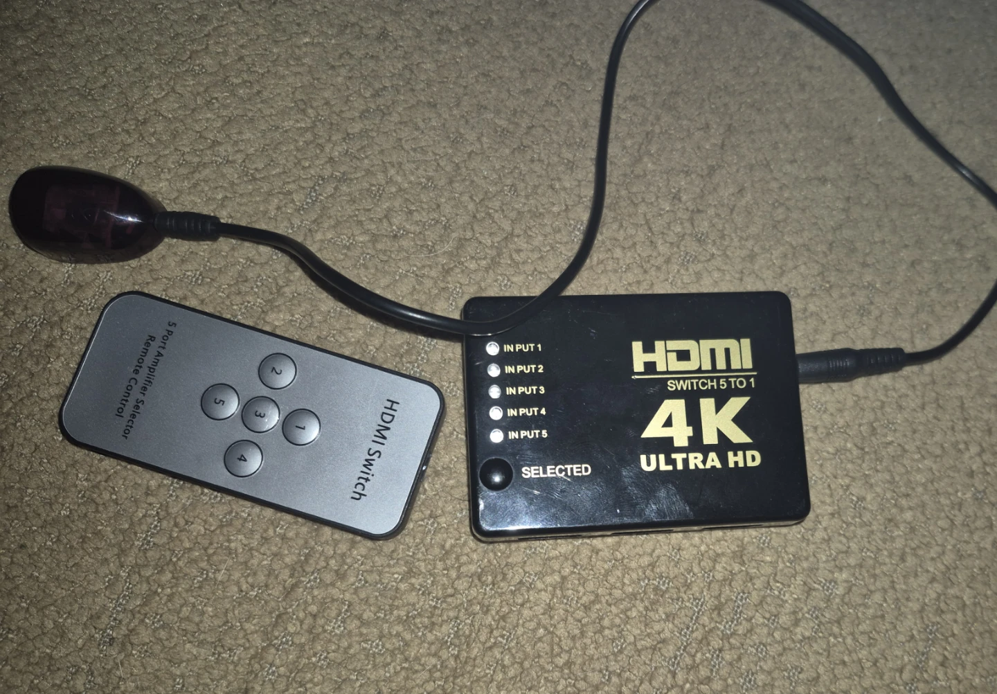 HDMI Switch 5 to 1 4K Ultra HD