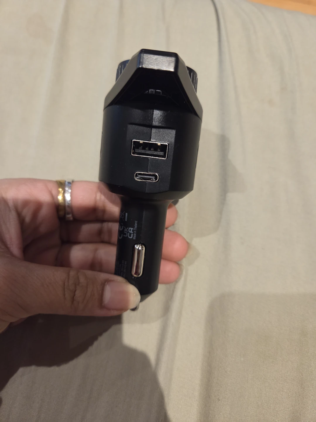 In car bluetooth music player and phone call + USB a&c charger - photo 5