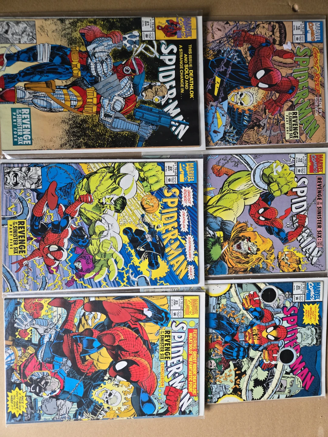 Spider-Man Comic Books - Revenge of the Sinister Six Series